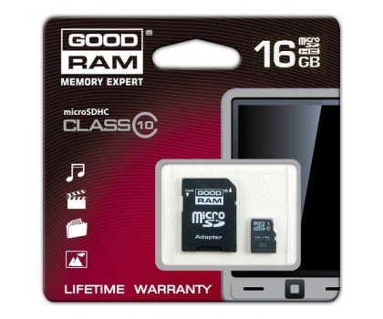 Karta pamięci GOODRAM 16GB SDU16GHC10AGRR10